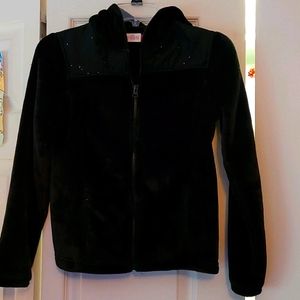 Black, velour jacket
